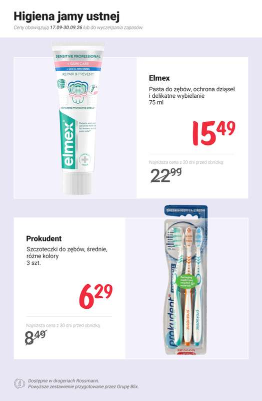 Rossmann - gazetka promocyjna Nowe MEGA promocje - od 17.09 od czwartku 17.09 do środy 30.09 - strona 10