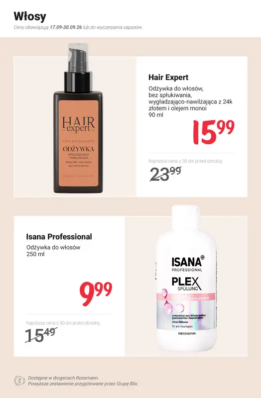 Rossmann - gazetka promocyjna Nowe MEGA promocje - od 17.09 od czwartku 17.09 do środy 30.09 - strona 7