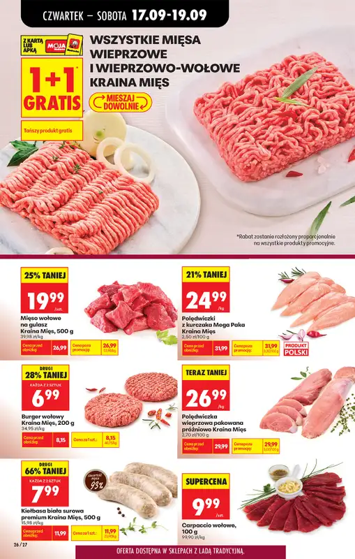 Biedronka - gazetka promocyjna Od czwartku, Z ladą tradycyjną od czwartku 17.09 do środy 23.09 - strona 42