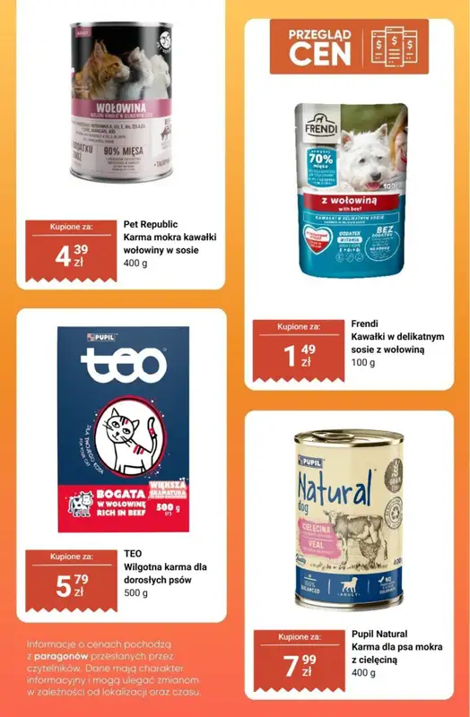 Dino - gazetka promocyjna Produkty dla zwierząt - przegląd cen od czwartku 17.09 do wtorku 22.09 - strona 4