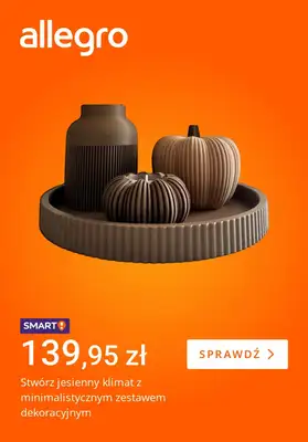 Allegro - gazetka promocyjna Jesienne dekoracje Twojego domu od piątku 18.09 do piątku 25.09