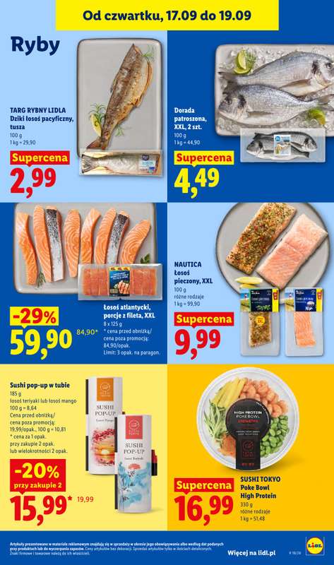 Lidl - gazetka promocyjna Oferta od czwartku od czwartku 17.09 do soboty 19.09 - strona 61
