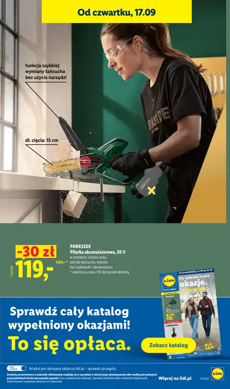 Lidl - gazetka promocyjna Oferta od czwartku od czwartku 17.09 do soboty 19.09 - strona 37