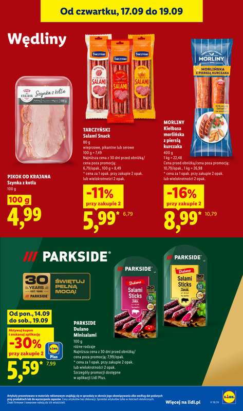 Lidl - gazetka promocyjna Oferta od czwartku od czwartku 17.09 do soboty 19.09 - strona 55