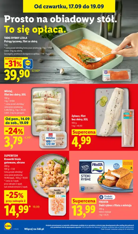 Lidl - gazetka promocyjna Oferta od czwartku od czwartku 17.09 do soboty 19.09 - strona 60