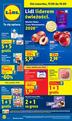 Lidl - gazetka promocyjna Oferta od czwartku od czwartku 17.09 do soboty 19.09