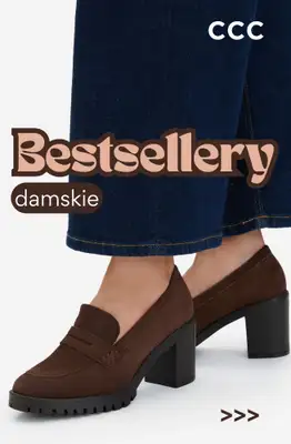 CCC - gazetka promocyjna BESTSELLERY damskie w modnych kolorach od piątku 18.09 