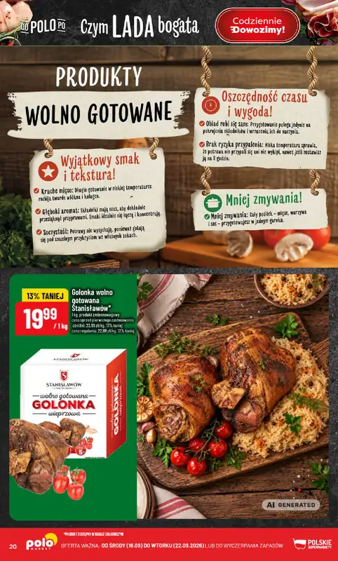 POLOmarket - gazetka promocyjna Gazetka od środy 16.09 do wtorku 22.09 - strona 20