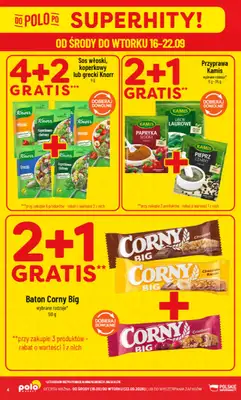 POLOmarket - gazetka promocyjna Gazetka od środy 16.09 do wtorku 22.09 - strona 4