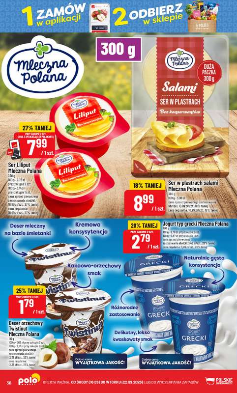 POLOmarket - gazetka promocyjna Gazetka od środy 16.09 do wtorku 22.09 - strona 38