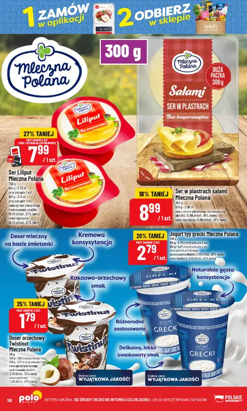 POLOmarket - gazetka promocyjna Gazetka od środy 16.09 do wtorku 22.09 - strona 38