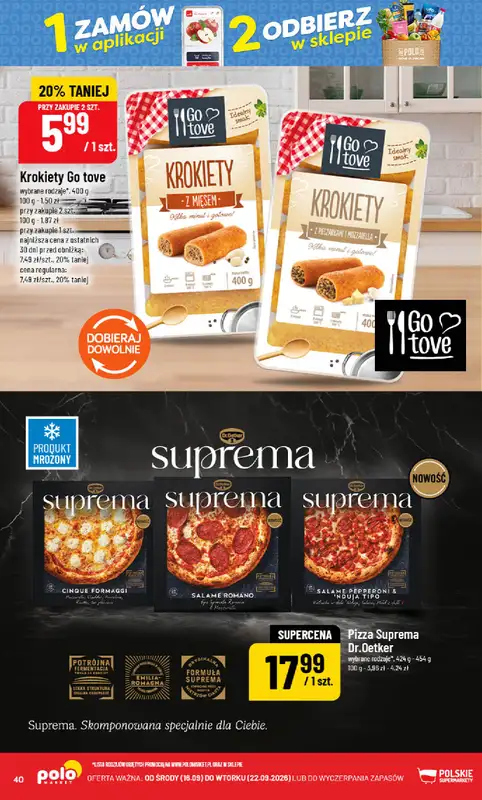 POLOmarket - gazetka promocyjna Gazetka od środy 16.09 do wtorku 22.09 - strona 40