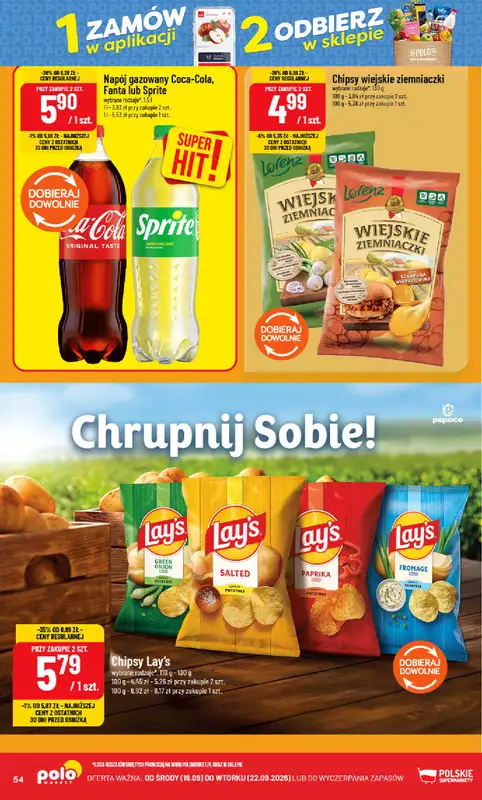 POLOmarket - gazetka promocyjna Gazetka od środy 16.09 do wtorku 22.09 - strona 54