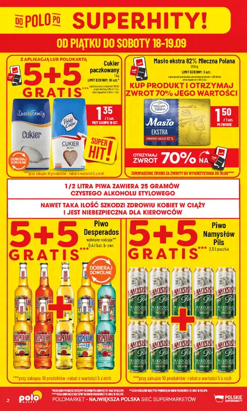 POLOmarket - gazetka promocyjna Gazetka od środy 16.09 do wtorku 22.09 - strona 2