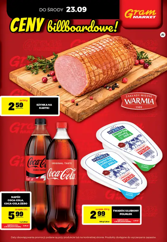 Gram Market - gazetka promocyjna Cały tydzień niskie ceny od czwartku 17.09 do środy 23.09 - strona 3
