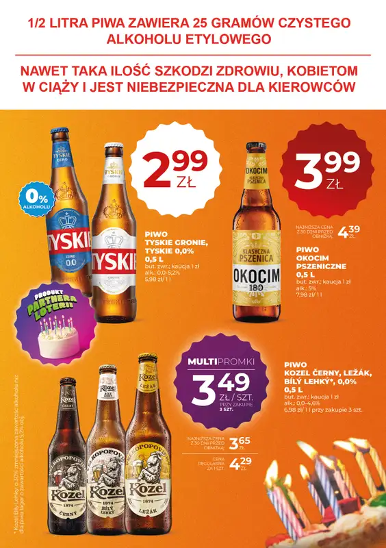 Duży Ben - gazetka promocyjna Gazetka piwna od czwartku 17.09 do środy 30.09 - strona 3