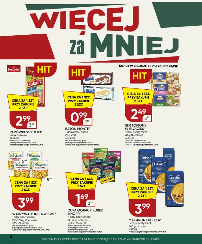 Chata Polska - gazetka promocyjna Gazetka 24.09 - 04.10  do niedzieli 04.10 - strona 8