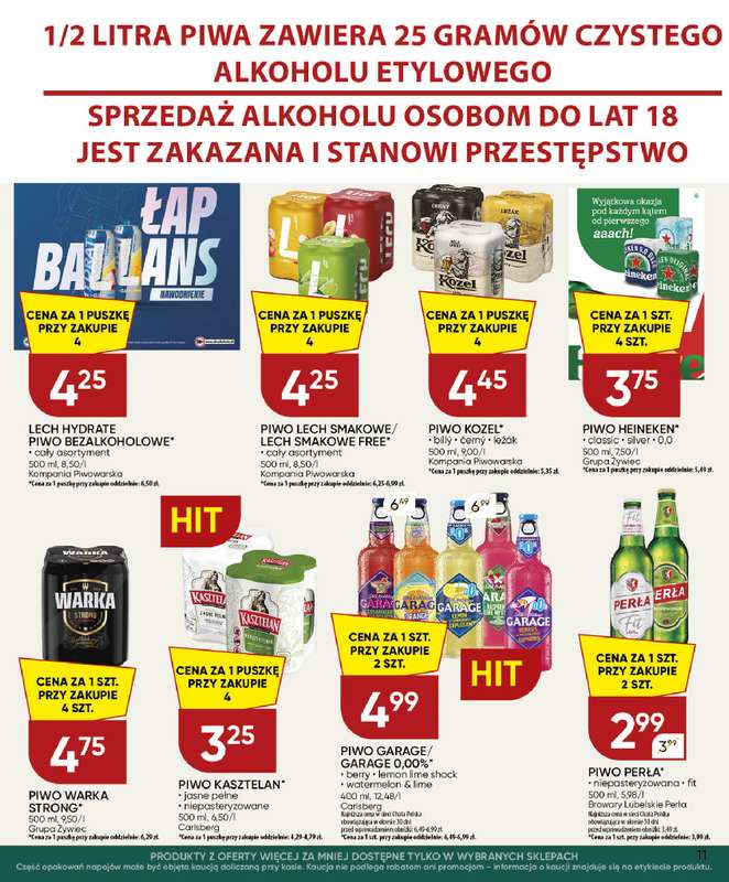 Chata Polska - gazetka promocyjna Gazetka 24.09 - 04.10  do niedzieli 04.10 - strona 11