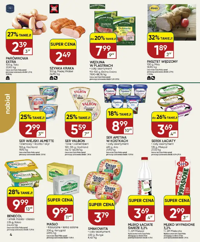Chata Polska - gazetka promocyjna Gazetka 24.09 - 04.10  do niedzieli 04.10 - strona 4