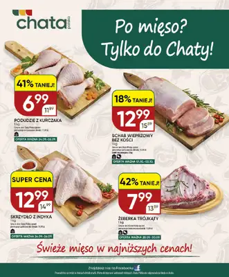 Chata Polska - gazetka promocyjna Gazetka 24.09 - 04.10  do niedzieli 04.10 - strona 20