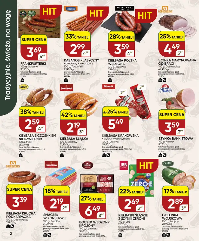 Chata Polska - gazetka promocyjna Gazetka 24.09 - 04.10  do niedzieli 04.10 - strona 2