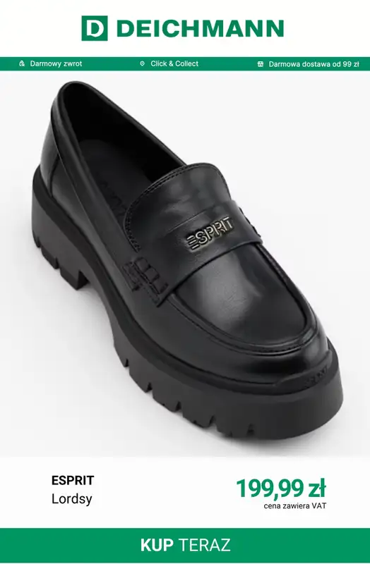 Deichmann - gazetka promocyjna Lordsy damskie od piątku 18.09  - strona 8
