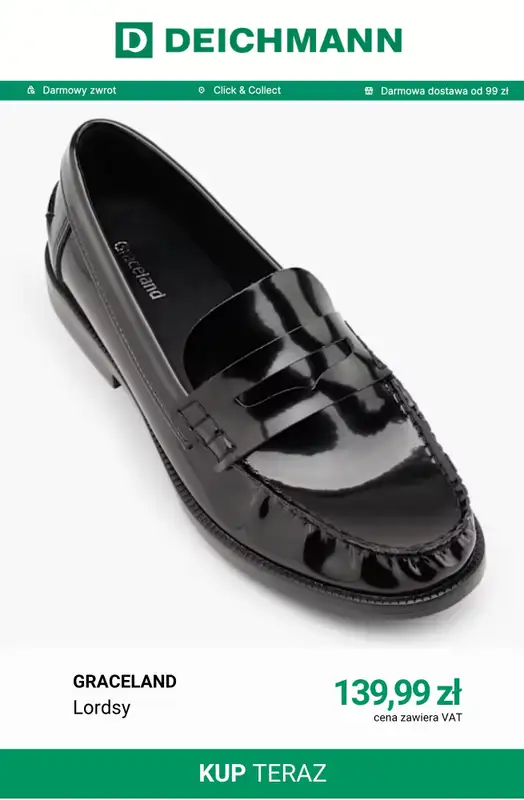 Deichmann - gazetka promocyjna Lordsy damskie od piątku 18.09  - strona 6