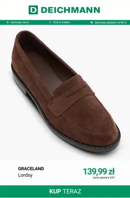Deichmann - gazetka promocyjna Lordsy damskie od piątku 18.09  - strona 10