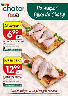 Chata Polska - gazetka promocyjna Po mięso? Tylko do Chaty! 24-26.09  do soboty 26.09
