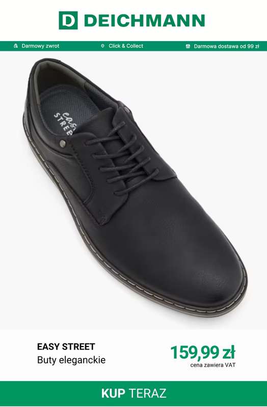 Deichmann - gazetka promocyjna Buty komfortowe męskie od soboty 19.09  - strona 3