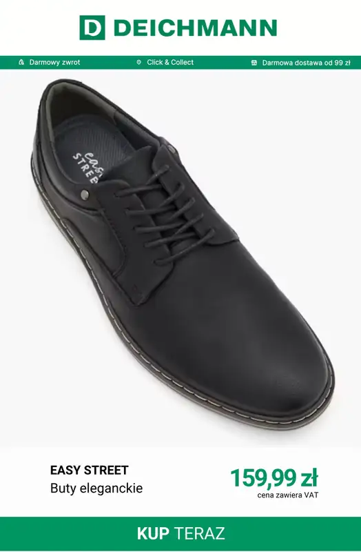 Deichmann - gazetka promocyjna Buty komfortowe męskie od soboty 19.09  - strona 3