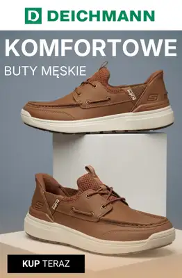 Deichmann - gazetka promocyjna Buty komfortowe męskie od soboty 19.09 