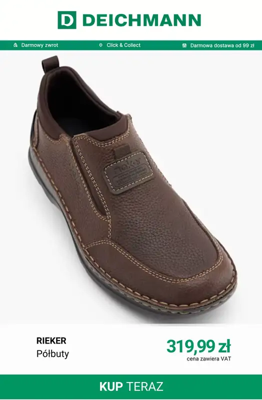 Deichmann - gazetka promocyjna Buty komfortowe męskie od soboty 19.09  - strona 4