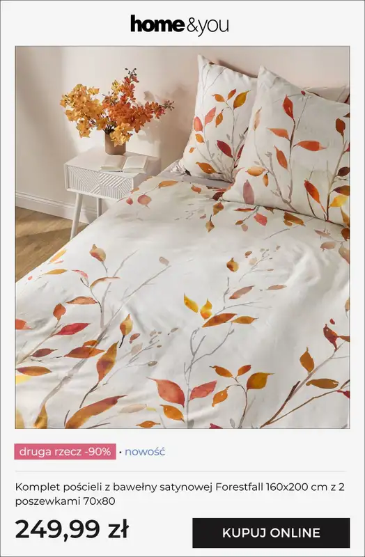 home&you - gazetka promocyjna Druga rzecz -90% od czwartku 17.09 do poniedziałku 21.09 - strona 4