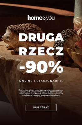 home&you - gazetka promocyjna Druga rzecz -90% od czwartku 17.09 do poniedziałku 21.09