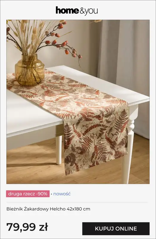 home&you - gazetka promocyjna Druga rzecz -90% od czwartku 17.09 do poniedziałku 21.09 - strona 2
