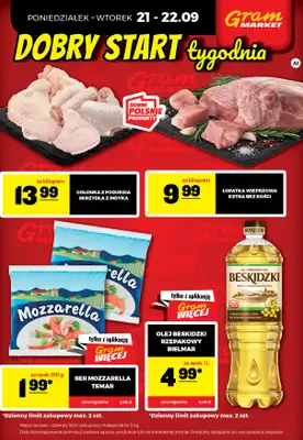Gram Market - gazetka promocyjna Cały tydzień niskie ceny od czwartku 17.09 do środy 23.09 - strona 4