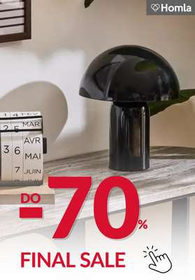 Homla - gazetka promocyjna Do -70% final sale od czwartku 17.09 