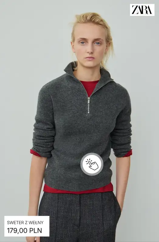 Zara - gazetka promocyjna Swetry z suwakiem od czwartku 17.09  - strona 6