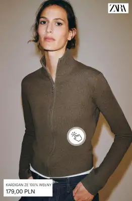 Zara - gazetka promocyjna Swetry z suwakiem od czwartku 17.09  - strona 5