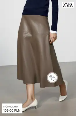 Zara - gazetka promocyjna Spódnice midi od piątku 18.09  - strona 11