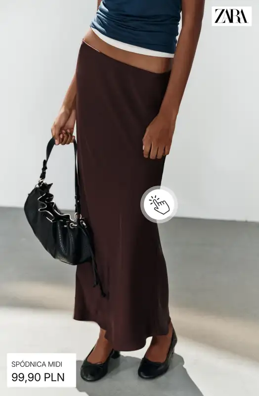 Zara - gazetka promocyjna Spódnice midi od piątku 18.09  - strona 2