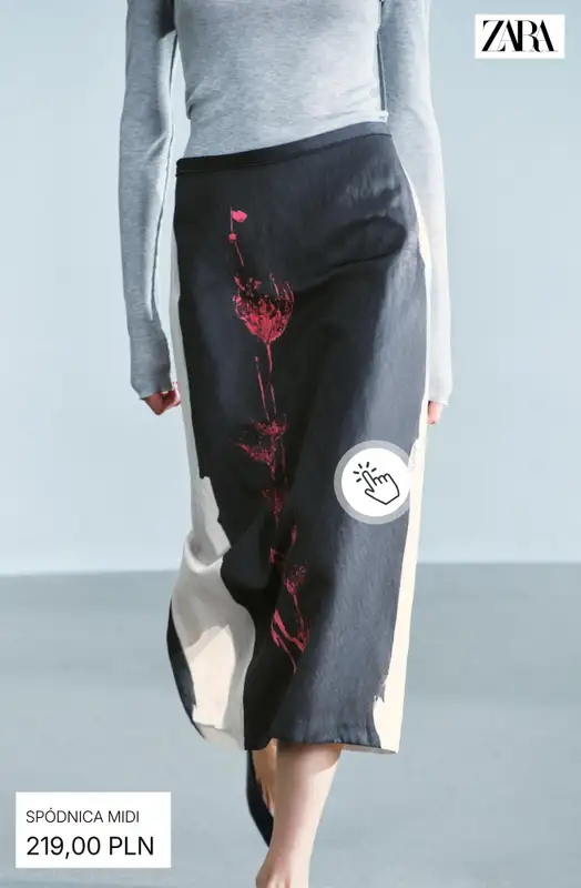 Zara - gazetka promocyjna Spódnice midi od piątku 18.09  - strona 5