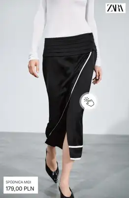 Zara - gazetka promocyjna Spódnice midi od piątku 18.09  - strona 8