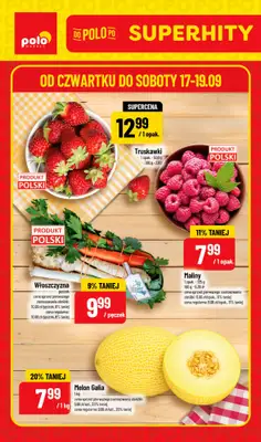 POLOmarket - gazetka promocyjna Super hity na weekend od czwartku 17.09 do soboty 19.09
