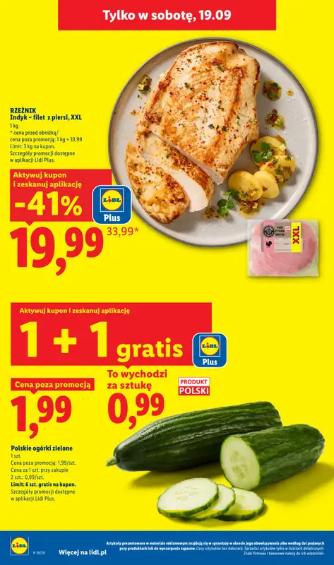 Lidl - gazetka promocyjna Oferta od czwartku od czwartku 17.09 do soboty 19.09 - strona 12