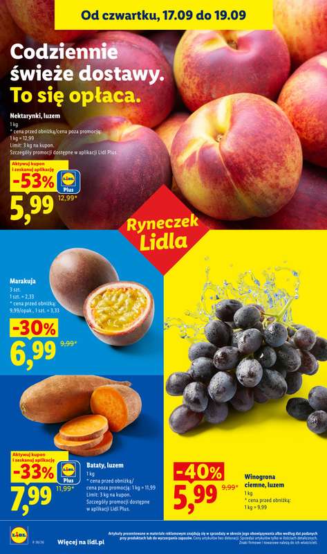Lidl - gazetka promocyjna Oferta od czwartku od czwartku 17.09 do soboty 19.09 - strona 44