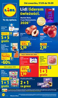 Lidl - gazetka promocyjna Oferta od czwartku od czwartku 17.09 do soboty 19.09