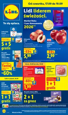 Lidl - gazetka promocyjna Oferta od czwartku od czwartku 17.09 do soboty 19.09