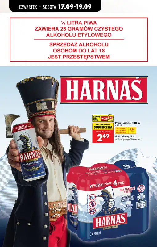Biedronka - gazetka promocyjna Od czwartku od czwartku 17.09 do środy 23.09 - strona 74